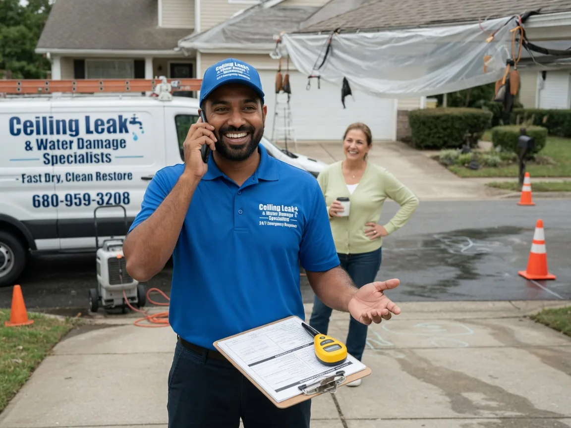Ceiling Leak Cleanup Westville, OK FAQs
